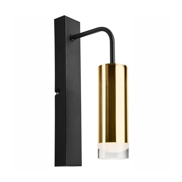 Diego fekete-aranyszínű fali lámpa - LAMKUR