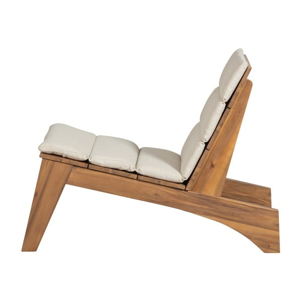 Krémszínű-natúr színű tömörfa kerti fotel Kenai – Exotan-image-3