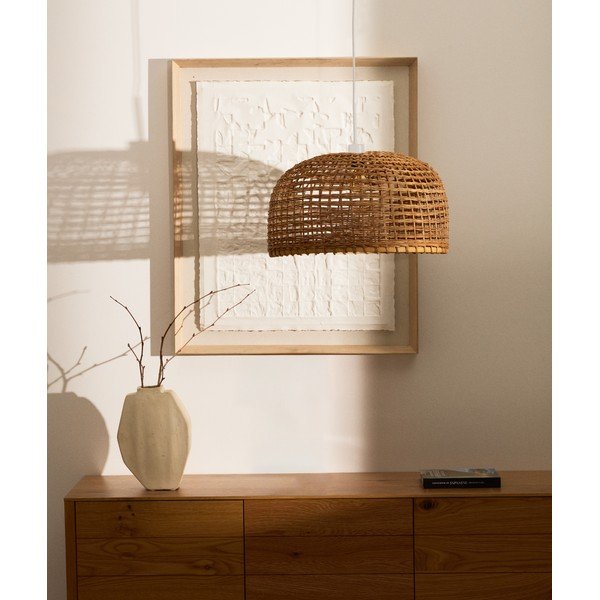 Natúr színű lámpabúra ø 52 cm Dakira – Kave Home-image-1