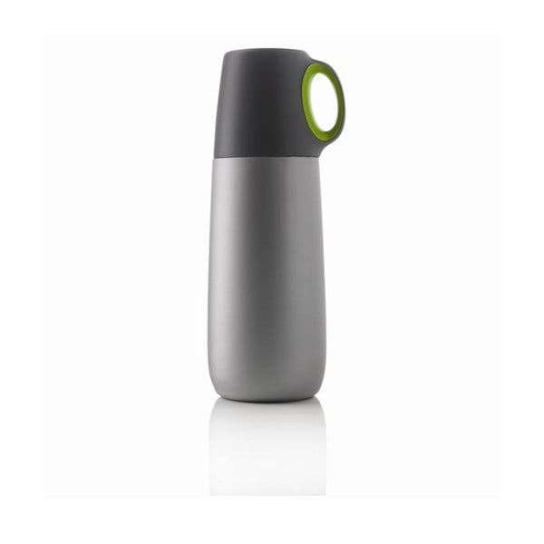Bopp zöld termosz pohárral, 600 ml - XD Design