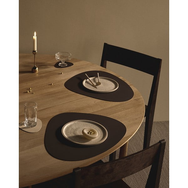 Öko bőr tányéralátét 37x44 cm Curve L Double Nupo – LIND DNA-image-1