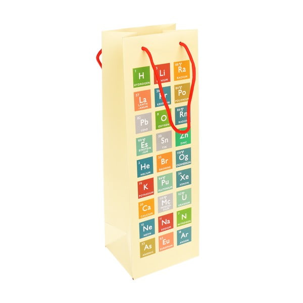 Borosüveg ajándéktáska 12x36 cm Periodic Table - Rex London