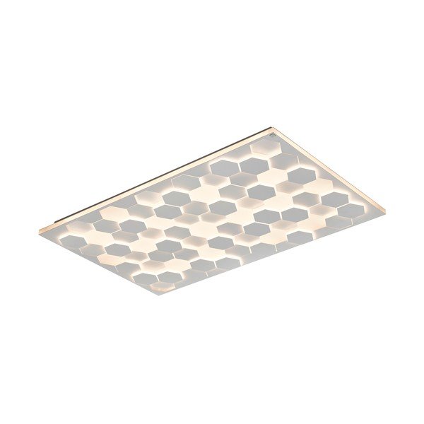 Fehér LED mennyezeti lámpa hangvezérléssel-mobil alkalmazás vezérléssel, fém búrával 70x115 cm Cifavo – CINQUE-image-4
