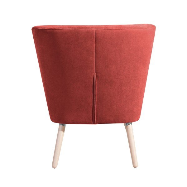 Neele Velor terrakotta piros fotel - Max Winzer-image-1