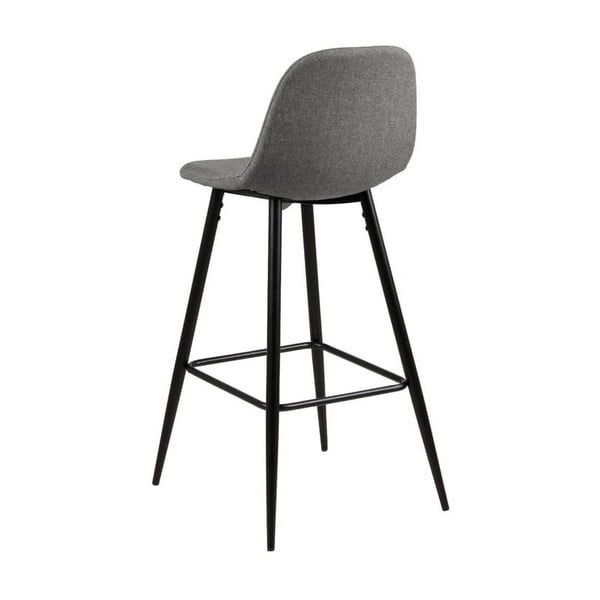 Wilma világosszürke bárszék fém lábszerkezettel - Actona-image-2