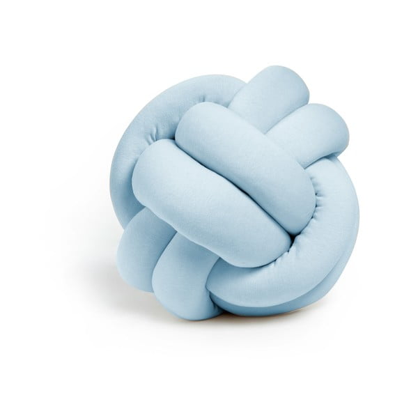 Knot kék díszpárna, ⌀ 25 cm