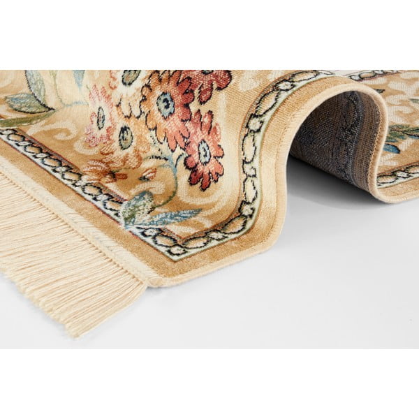 Bézs viszkóz szőnyeg 95x140 cm Oriental – Nouristan-image-2