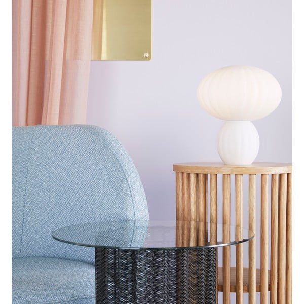 Folk tölgyfa konzolasztal, ø 35 cm - Hübsch-image-2