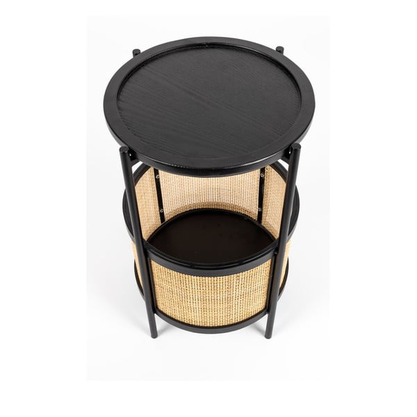 Kerek tárolóasztal ø 30 cm Makoto – White Label-image-4