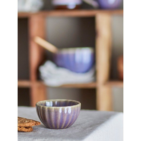 Sötétlila kőedény tálka 165 ml Latina – Bloomingville-image-1