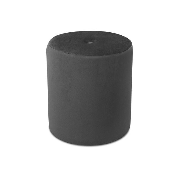 Fiore sötétszürke puff, ⌀ 40 cm - Mazzini Sofas-image-2