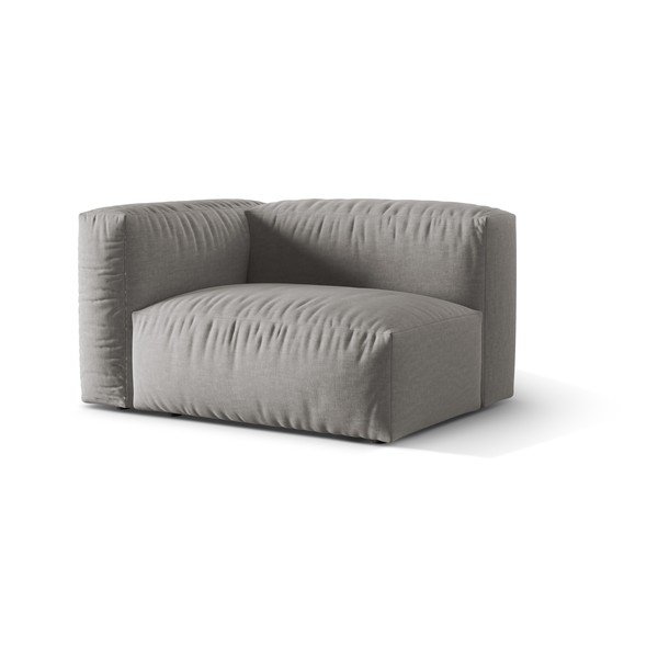 Világosszürke kanapé modul (bal oldali) Martina – Micadoni Home-image-1