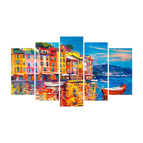 Port Multicolor Canvas többrészes vászonkép