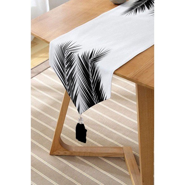 Asztali futó 45x140 cm Black Tree – Minimalist Cushion Covers-image-1