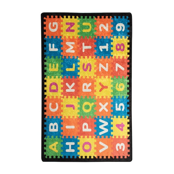 Puzzle gyerekszőnyeg, 100 x 160 cm