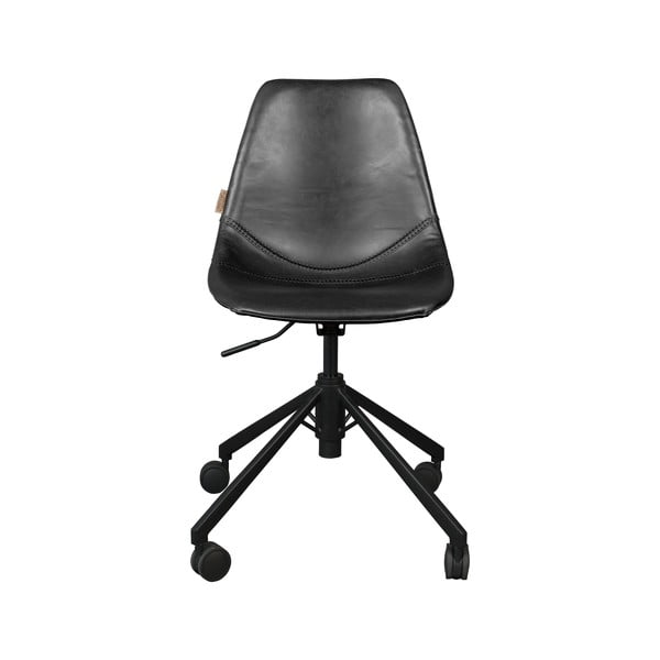 Franky fekete gurulós irodai szék - Dutchbone-image-2