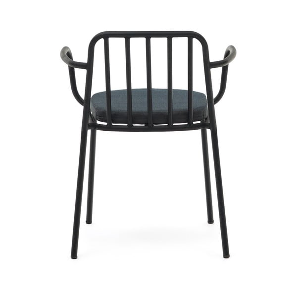 Fekete fém kerti szék Bramant – Kave Home-image-4