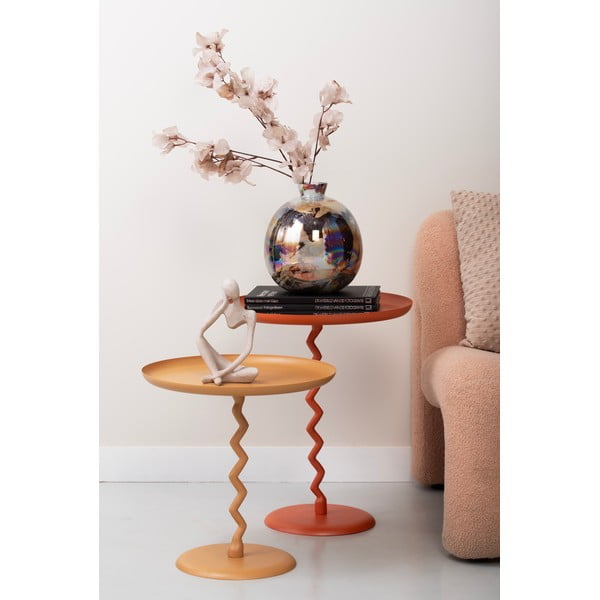 Fém kerek tárolóasztal ø 40 cm Zig Zag – Leitmotiv-image-1