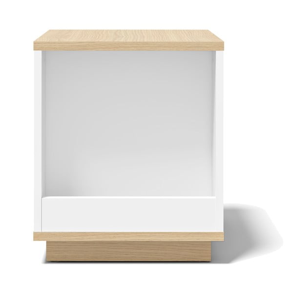 Tárolóasztal tölgyfa dekorral 40x40 cm Ella - TemaHome-image-2