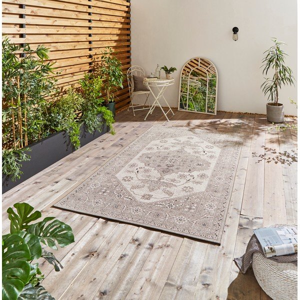 Bézs kültéri szőnyeg 200x290 cm Miami – Think Rugs-image-1