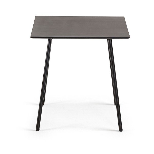 Ulrich fekete asztal, 75 x 75 cm - Kave Home-image-2