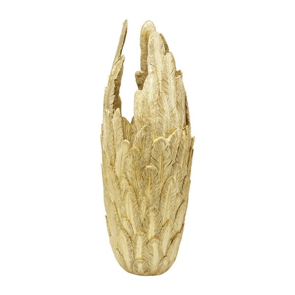 Feathers aranyszínű váza, magasság 91 cm - Kare Design