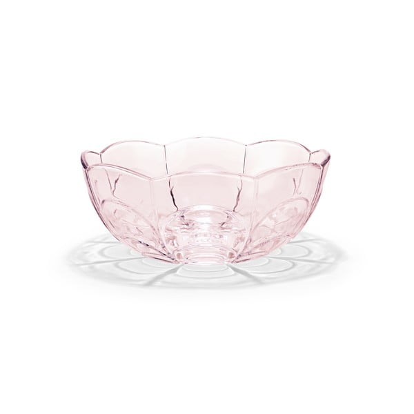 Világos rózsaszín üveg tálka ø 23 cm Lily – Holmegaard