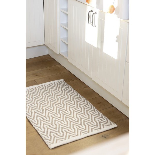 Bézs újrahasznosított műanyag fürdőszobai kilépő 50x80 cm Altai – Wenko-image-1