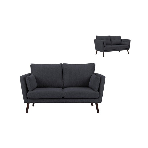 Elena sötétszürke kétszemélyes kanapé - Mazzini Sofas-image-1