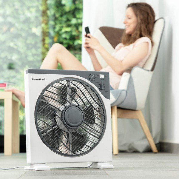 Fehér ventilátor, ø 30 cm - InnovaGoods-image-1