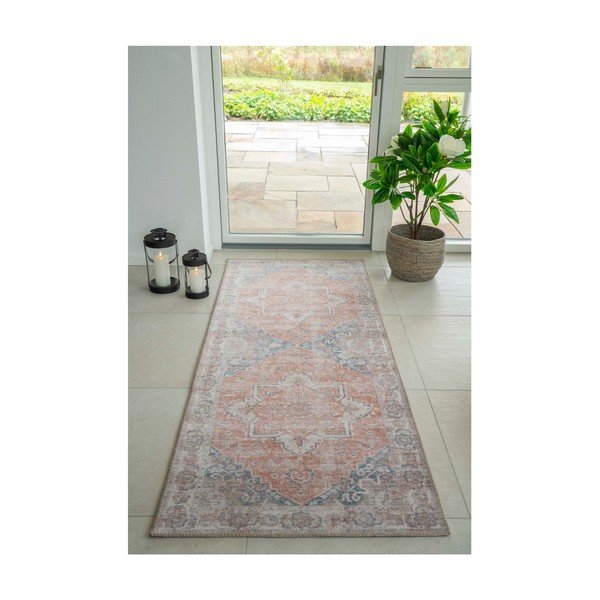 Kék-narancssárga futószőnyeg 200x80 cm Havana - House Nordic-image-3