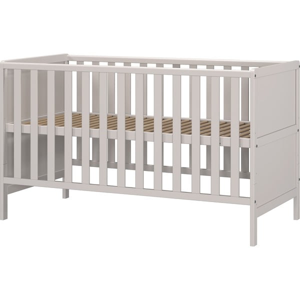 Krémszínű tömörfa babaágy 70x140 cm Alkmaar – Germania-image-3