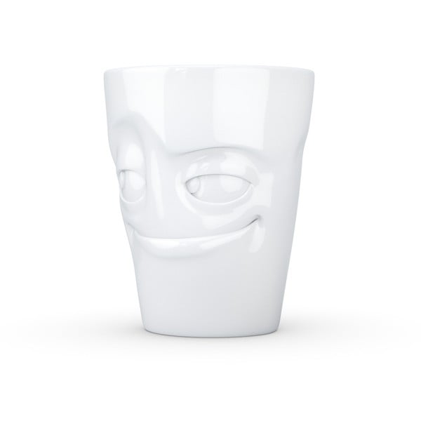 Fehér 'mosolygós' porcelánbögre - 58products-image-1