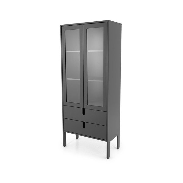Uno szürke vitrin, szélesség 76 cm - Tenzo-image-2