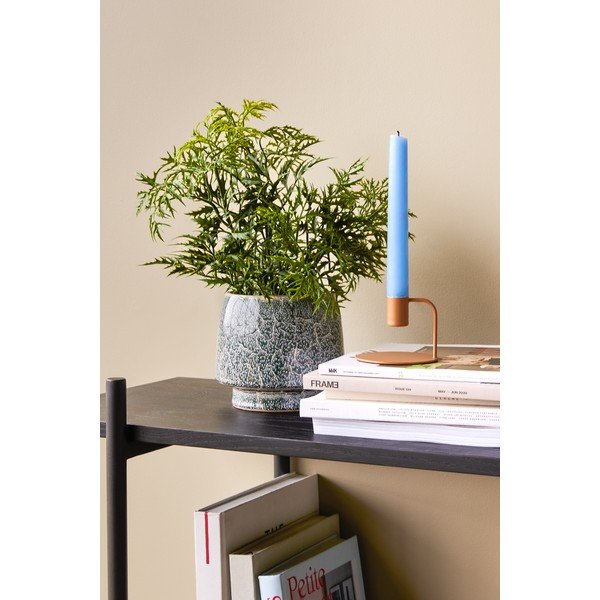 Kerámia kézzel készített kaspó szett 2 db-os ø 20 cm Lava – Hübsch-image-1