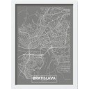 Kép 40x55 cm Bratislava – Wallity