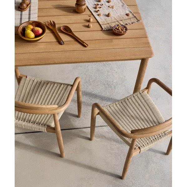 Akácfa kerti étkezőasztal 135x135 cm Sori – Kave Home-image-2