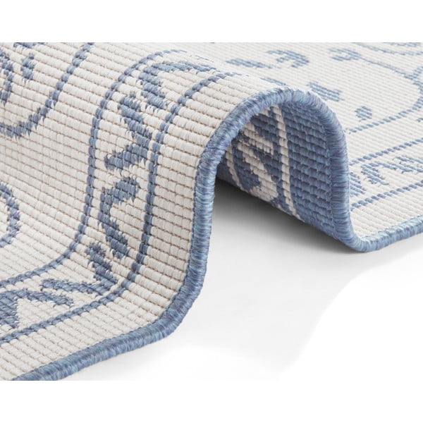 Leyte kék-krémszínű kültéri szőnyeg,160 x 230 cm - NORTHRUGS-image-3