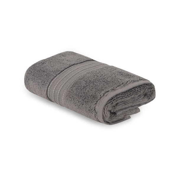 Sötétszürke pamut törölköző 30x50 cm Chicago – Foutastic-image-1