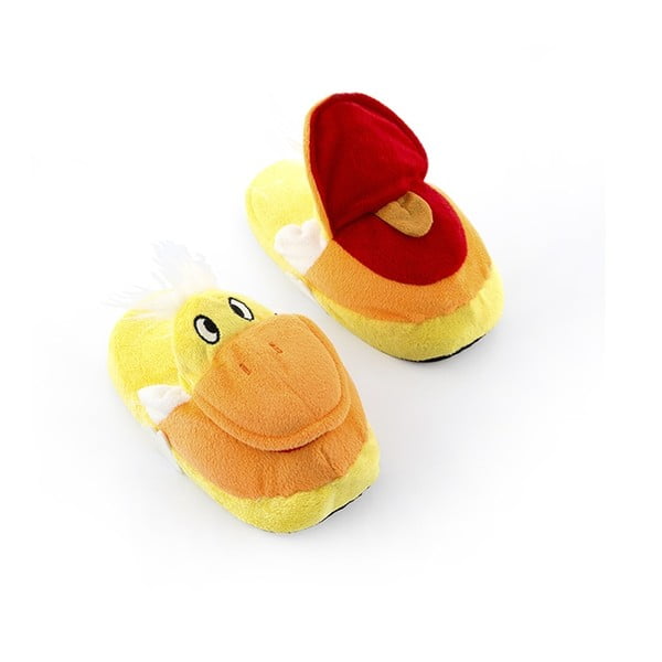 Fluffy Slippers Duck otthoni gyerekpapucs, L méret - InnovaGoods
