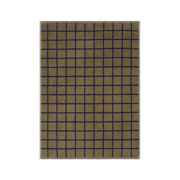 Zöld-kék pamut törölköző 50x70 cm Grid – Jotex-image-2