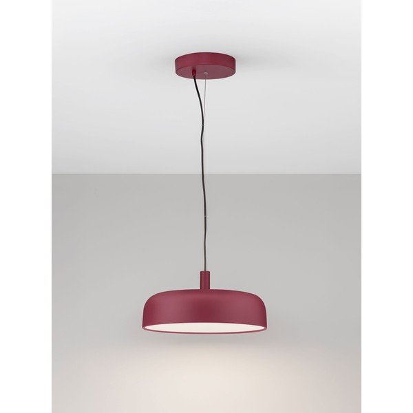 Borvörös alumínium LED dimmelhető függőlámpa ø 40 cm Noelia – Nova Luce-image-2