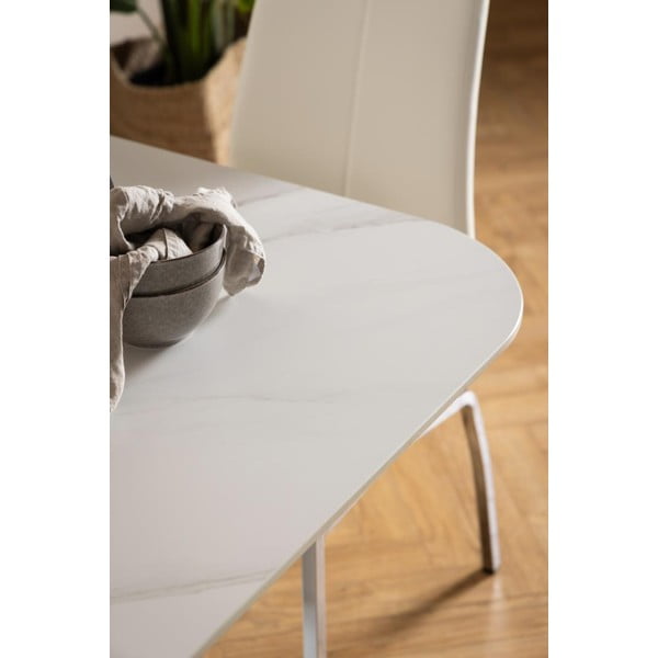 Étkezőasztal kerámia asztallappal 90x90 cm Malta – Actona-image-2