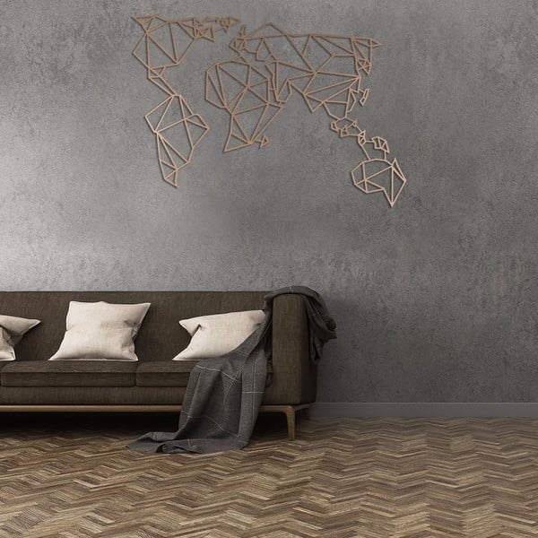 Decor World rézszínű fém fali dekoráció - Homemania-image-4