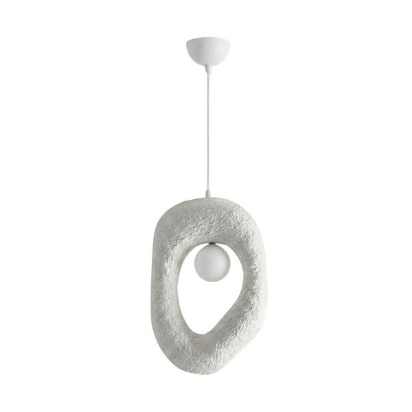 Fehér fém függőlámpa Lore – Opviq lights