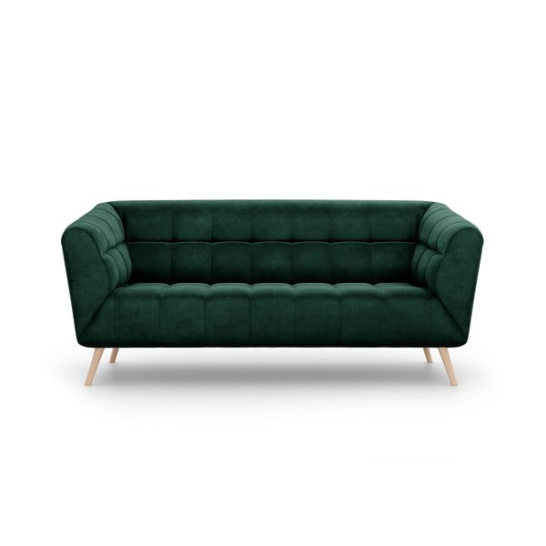 Étoile sötétzöld bársony kanapé, 170 cm - Interieurs 86