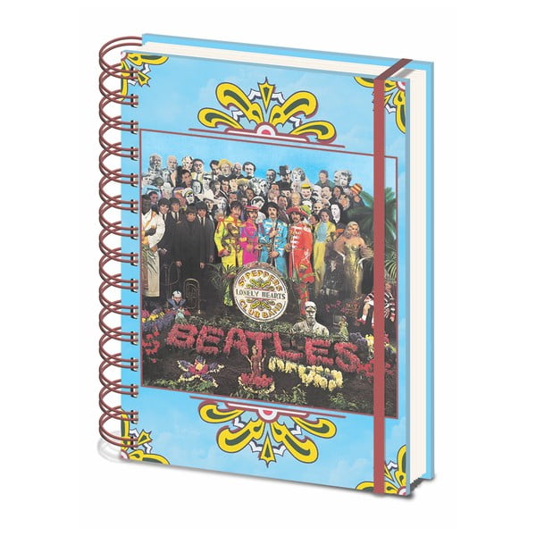 The Beatles Sgt. Pepper´s vonalas jegyzetfüzet, A5, 80 oldal - Pyramid International