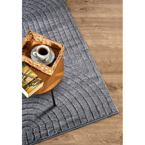 Antracitszürke szőnyeg 120x170 cm Panglao New York Anthracite – Elle Decoration-image-2