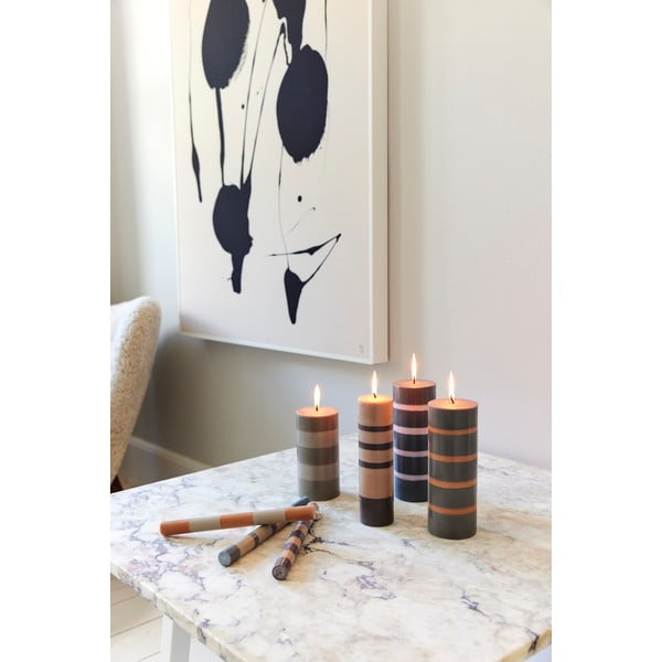 Kék-szürke gyertya, égési idő 8 óra - Bahne & CO-image-2