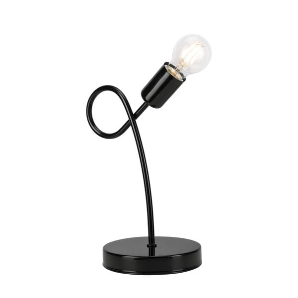 Fekete asztali lámpa - LAMKUR
